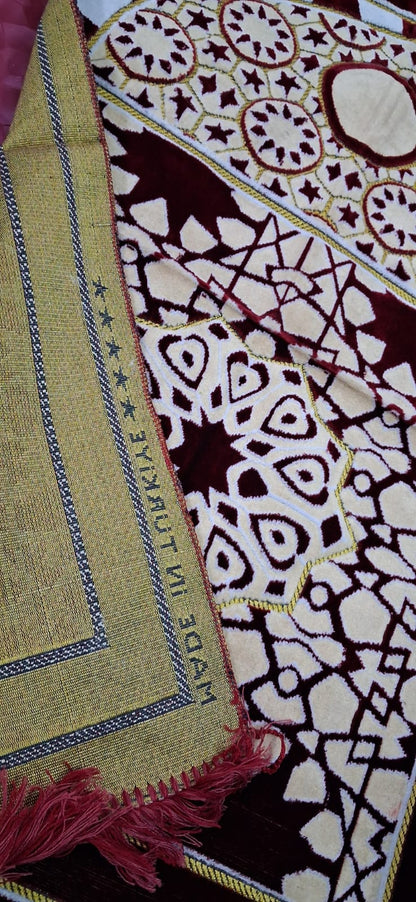 Regular Turkish Janamaz – Soft Prayer Mat (Made in Turkey)
